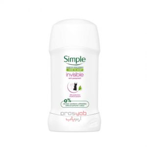 مام-صابونی-ضد-تعریق-زنانه-سیمپل-300x300 استیک ضد تعریق زنانه سیمپل مدل Soothing حجم 40 میلی لیتر - Image 1