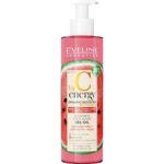 ژل شوینده صورت ویتامین سی و هندوانه اولاین Eveline Vit C Gel Oil حجم 200 میلی لیتر