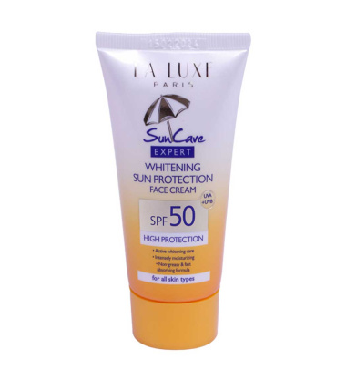 la-luxe-spf-50-whitening-sun-protection-face-cream-50-ml-KHANOUMI-202291195631321 کرم ضد آفتاب روشن کننده SPF50 لالوکس La Luxe - Image 1