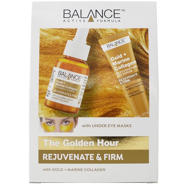 balance-gold-collagen-rejuvenating-eye-serum-1 پک جوانساز گلد کلاژن بالانس BALANCE | دور چشم و سرم گلد کلاژن - Image 1