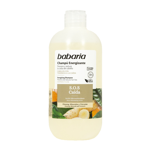 babaria-shampoo-sos-caída شامپو ضد ریزش باباریا تقویت کننده مو Babaria S.O.S Caída - Image 1