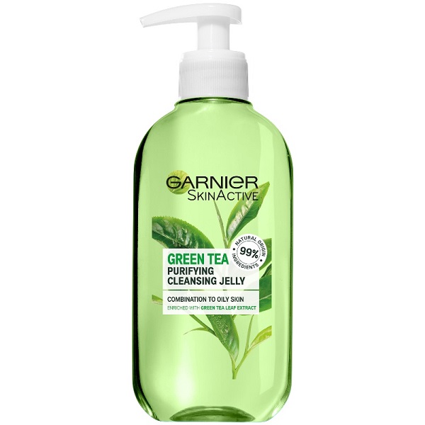Garnier-Skinactive-Green-Tea-Purifying-Cleansing-Jelly-200ml-1 ژل شستشوی چای سبز گارنیر حجم 200 میل | پوست چرب و مختلط - Image 1