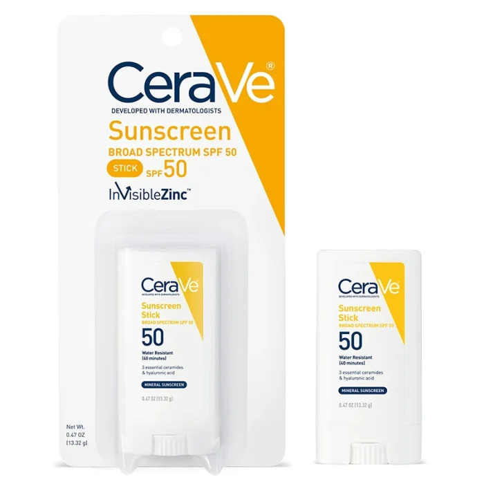 khku6-700x700 ضدآفتاب استیکی سراوی SPF 50 حاوی زینک - Image 1