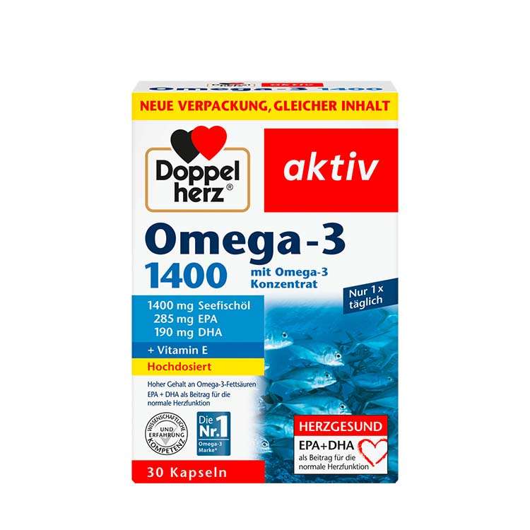 Doppelherz-Omega-3-Capsule-1 امگا 3 دوپل هرز - Image 1